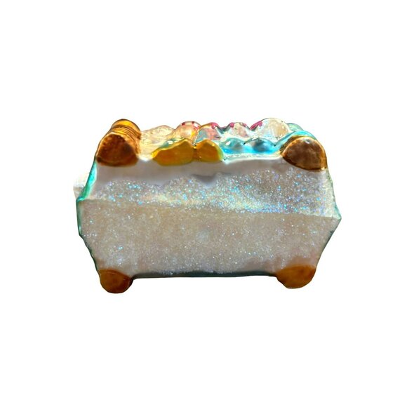 Vintage Christopher Radko A Short Winters Nap Ornament Little Gem Sleeping Santa - Picture 3 of 4